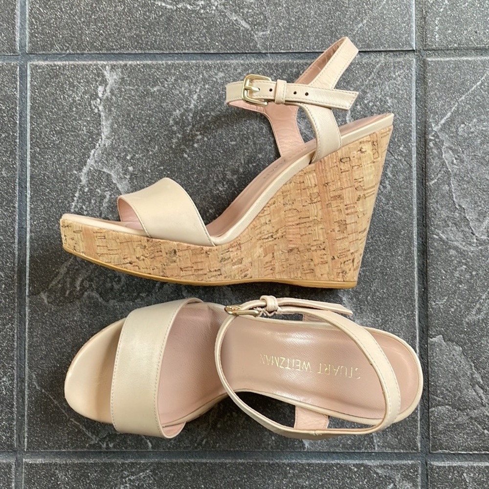 Stuart Weitzman wedge sandals
